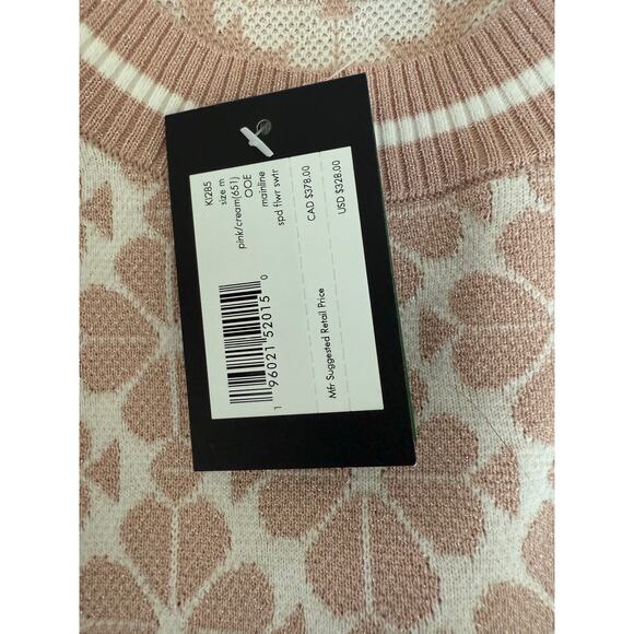 NWT Kate Spade Flower Sweater Size Medium - Picture 3 of 7